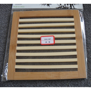 (BC-M1008) Tapis d&#39;isolation thermique à base de bambou naturel fait à la main